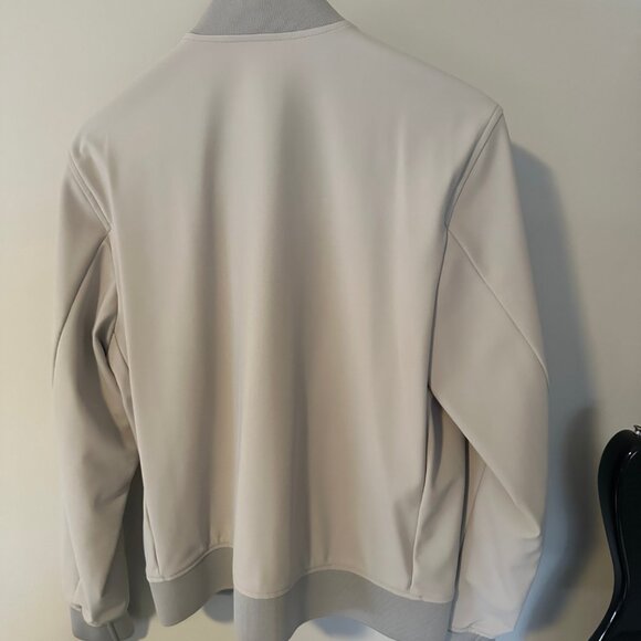 Theory - Murphy Bomber Jacket in Precision Ponte - Putty (Medium) - Picture 3 of 4